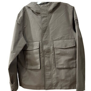 Timberland ReBotl Men Weather Ready Insulated Hooded Jacket-Taupe-Size: Large